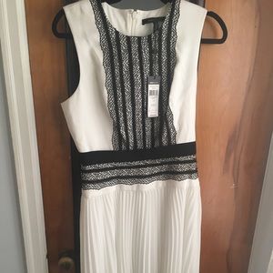 BCBG Max Azaria black and white dress